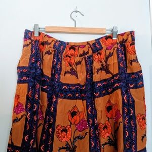 Anthropologie Maeve Beaded Skirt